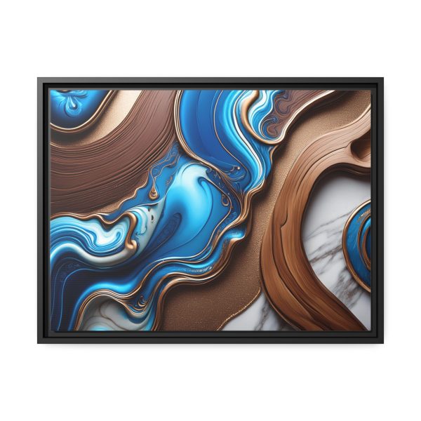 Abstract Wood 3 Matte Canvas, Black Frame - Image 17