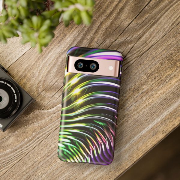 Green and Purple 2 iPhone | Samsung | Samsung Galaxy | Google Pixel - Cell Phone Tough Cases - Image 234