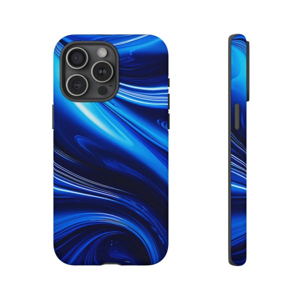 Royal Blue Wave iPhone | Samsung | Samsung Galaxy | Google Pixel - Cell Phone Tough Cases - Image 182