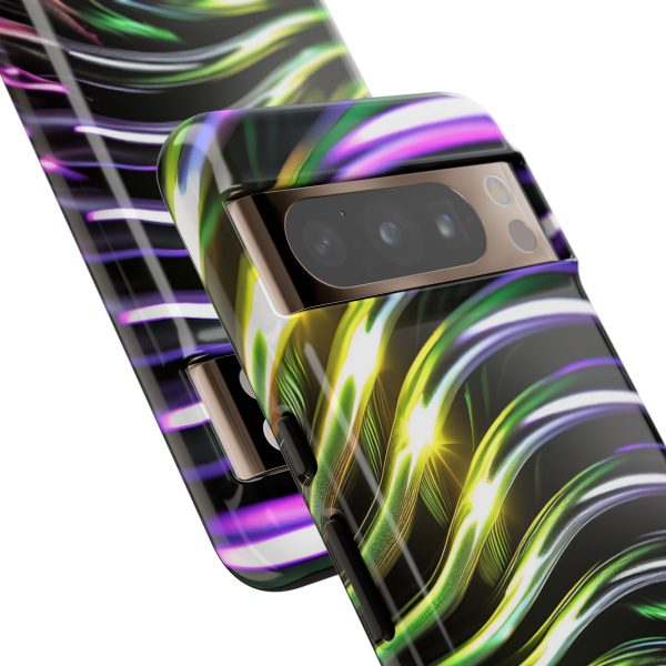 Green and Purple 2 iPhone | Samsung | Samsung Galaxy | Google Pixel - Cell Phone Tough Cases - Image 216