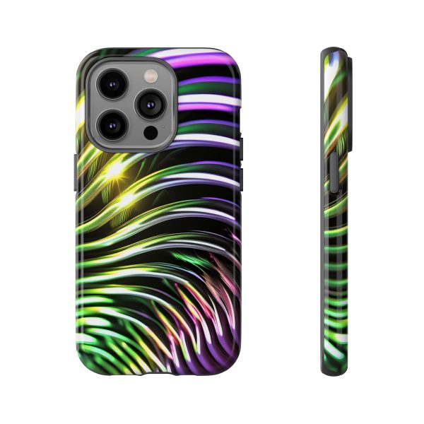 Green and Purple 2 iPhone | Samsung | Samsung Galaxy | Google Pixel - Cell Phone Tough Cases - Image 97