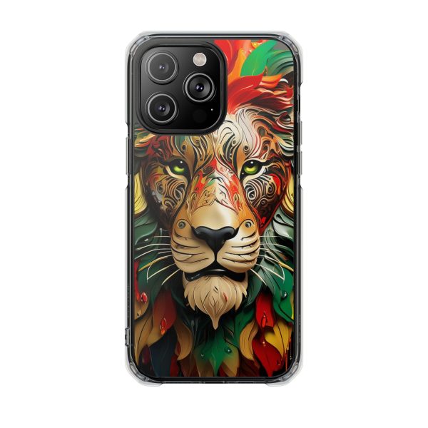 Lion 8 iPhone Magnetic Clear Impact Cases - Image 43