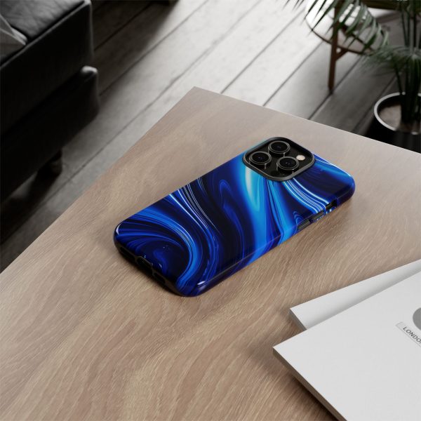 Royal Blue Wave iPhone | Samsung | Samsung Galaxy | Google Pixel - Cell Phone Tough Cases - Image 116