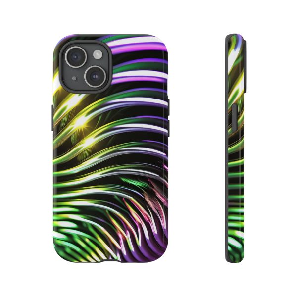 Green and Purple 2 iPhone | Samsung | Samsung Galaxy | Google Pixel - Cell Phone Tough Cases - Image 161