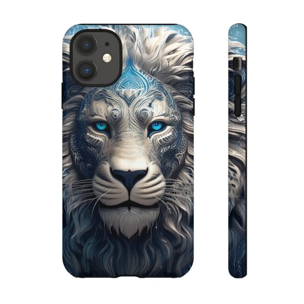 Blue Lion Art iPhone | Google Pixel - Cell Phone Tough Cases - Image 13