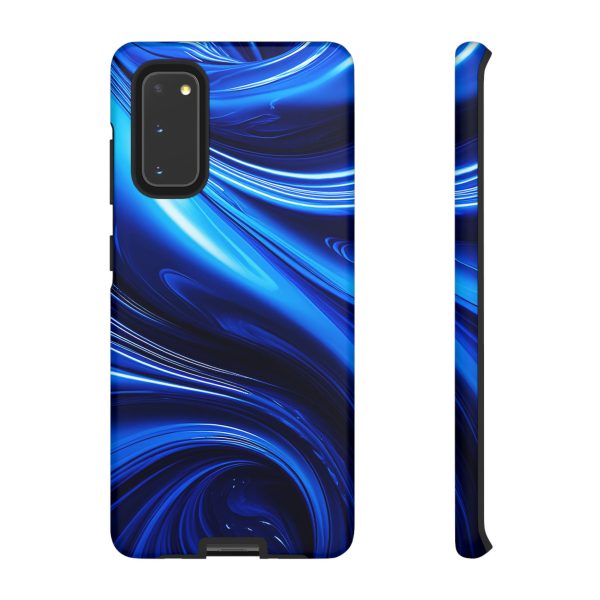 Royal Blue Wave iPhone | Samsung | Samsung Galaxy | Google Pixel - Cell Phone Tough Cases - Image 26