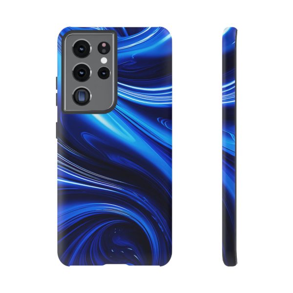 Royal Blue Wave iPhone | Samsung | Samsung Galaxy | Google Pixel - Cell Phone Tough Cases - Image 59