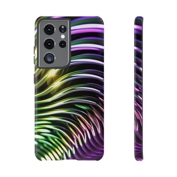 Green and Purple 2 iPhone | Samsung | Samsung Galaxy | Google Pixel - Cell Phone Tough Cases - Image 57