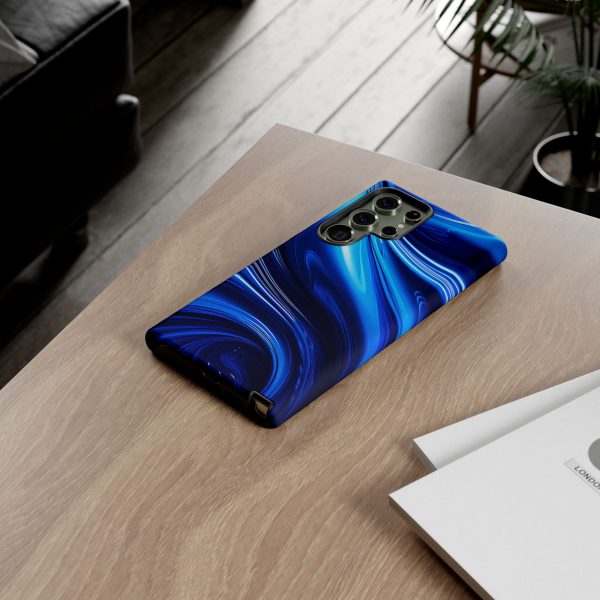 Royal Blue Wave iPhone | Samsung | Samsung Galaxy | Google Pixel - Cell Phone Tough Cases - Image 144