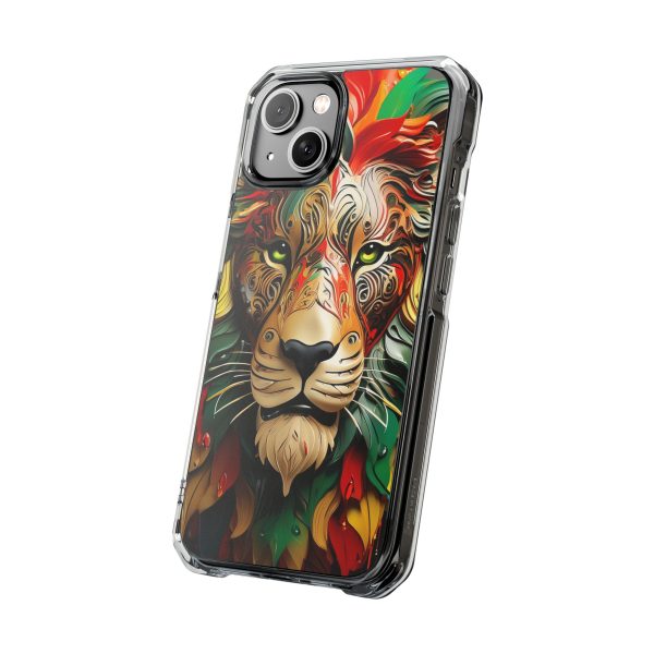 Lion 8 iPhone Magnetic Clear Impact Cases - Image 26