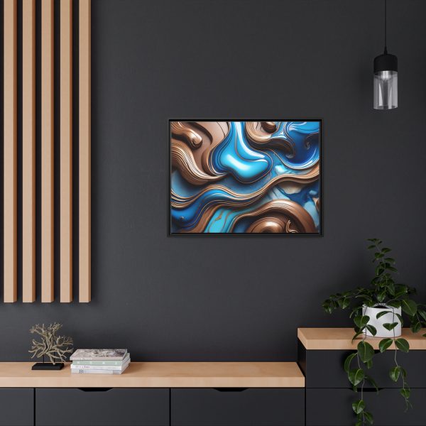 Abstract Wood Matte Canvas, Black Frame - Image 28