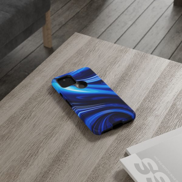 Royal Blue Wave iPhone | Samsung | Samsung Galaxy | Google Pixel - Cell Phone Tough Cases - Image 62