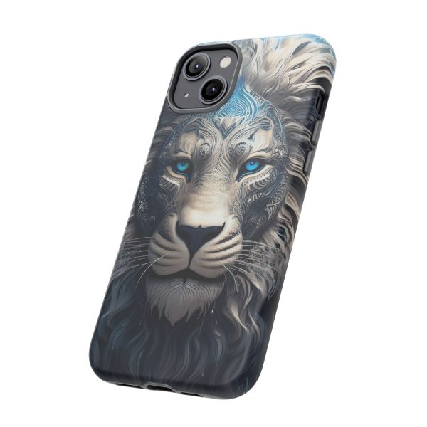 Blue Lion Art iPhone | Google Pixel - Cell Phone Tough Cases - Image 67