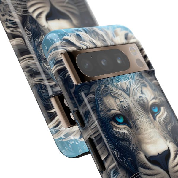 Blue Lion Art iPhone | Google Pixel - Cell Phone Tough Cases - Image 119