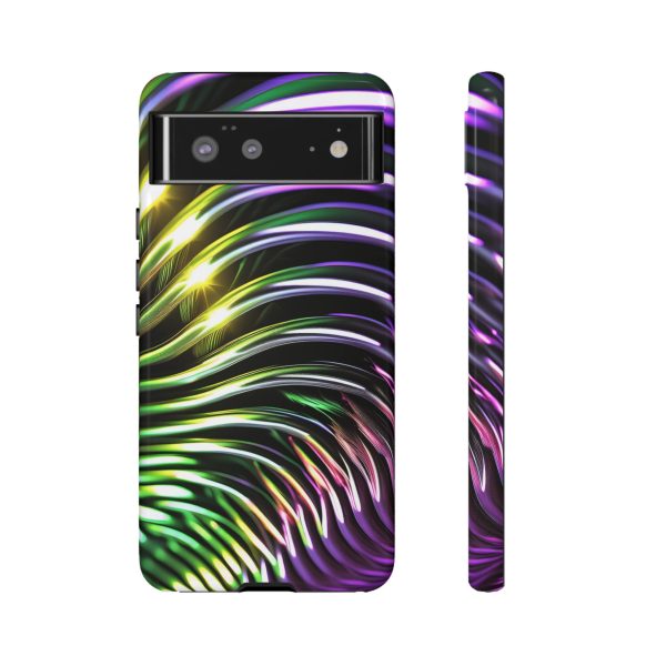 Green and Purple 2 iPhone | Samsung | Samsung Galaxy | Google Pixel - Cell Phone Tough Cases - Image 65