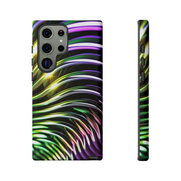 Green and Purple 2 iPhone | Samsung | Samsung Galaxy | Google Pixel - Cell Phone Tough Cases - Image 141