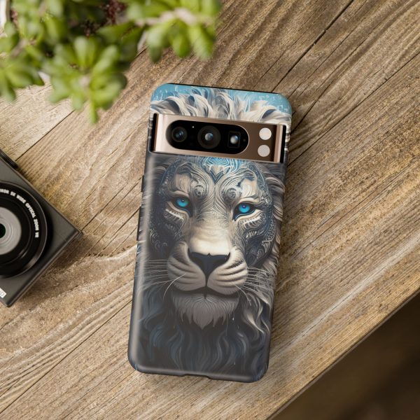 Blue Lion Art iPhone | Google Pixel - Cell Phone Tough Cases - Image 122