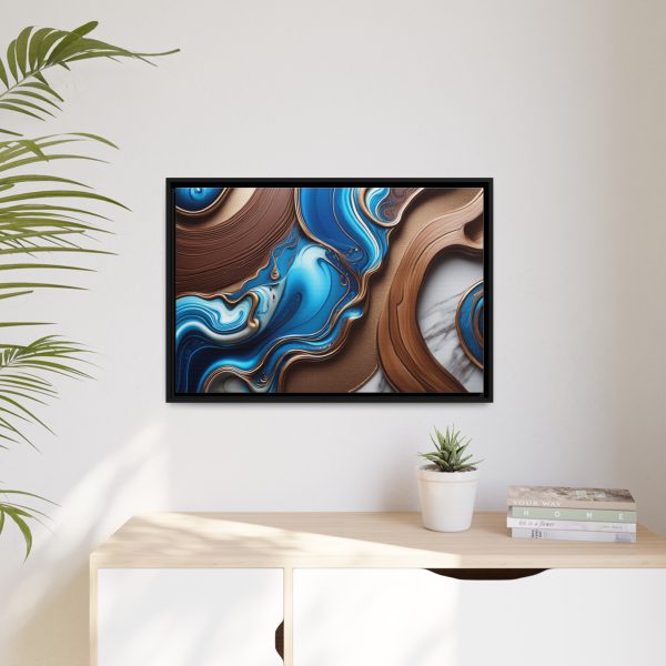 Abstract Wood 3 Matte Canvas, Black Frame - Image 23