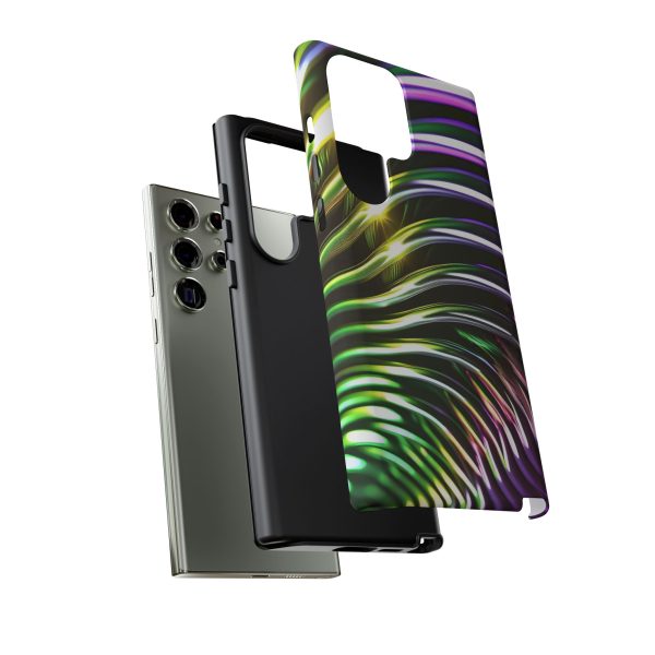 Green and Purple 2 iPhone | Samsung | Samsung Galaxy | Google Pixel - Cell Phone Tough Cases - Image 143