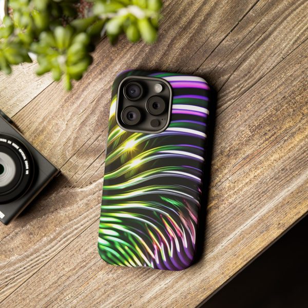 Green and Purple 2 iPhone | Samsung | Samsung Galaxy | Google Pixel - Cell Phone Tough Cases - Image 178