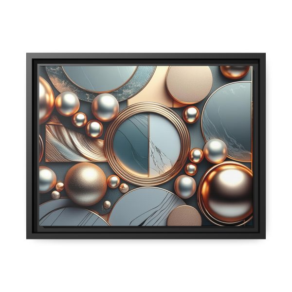 Neutral Colors Abstract 2 Matte Canvas, Black Frame - Image 9