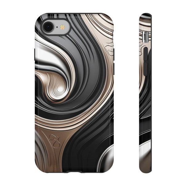 Black and Gold iPhone | Samsung | Samsung Galaxy | Google Pixel - Cell Phone Tough Cases