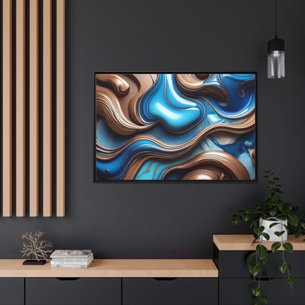 Abstract Wood Matte Canvas, Black Frame - Image 40