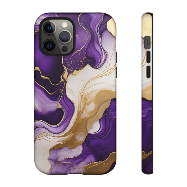 Purple and Gold 2 iPhone | Samsung | Samsung Galaxy | Google Pixel - Cell Phone Tough Cases - Image 34