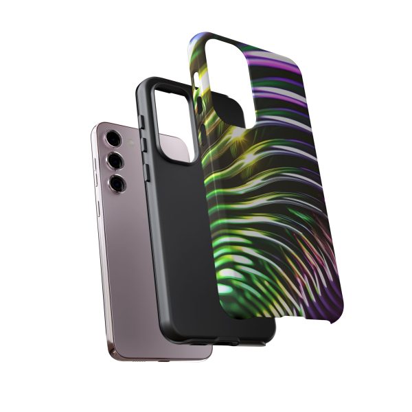 Green and Purple 2 iPhone | Samsung | Samsung Galaxy | Google Pixel - Cell Phone Tough Cases - Image 131