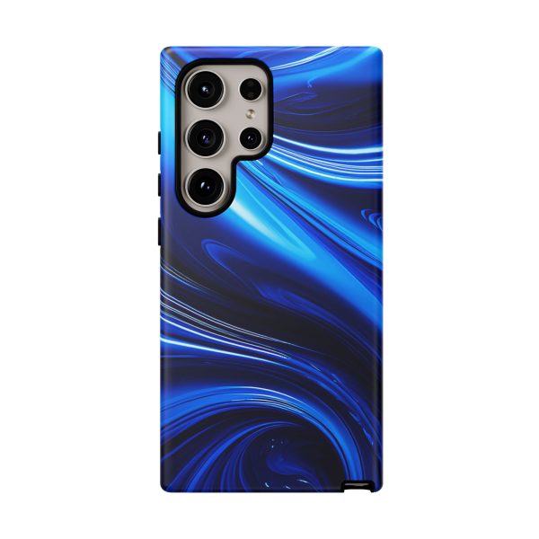 Royal Blue Wave iPhone | Samsung | Samsung Galaxy | Google Pixel - Cell Phone Tough Cases - Image 210