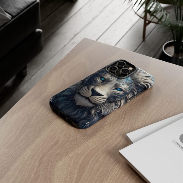 Blue Lion Art iPhone | Google Pixel - Cell Phone Tough Cases - Image 69