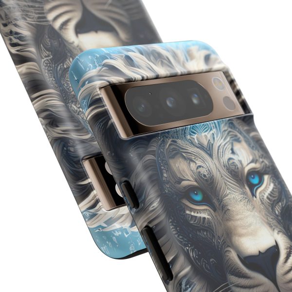 Blue Lion Art iPhone | Google Pixel - Cell Phone Tough Cases - Image 124