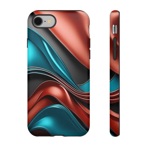 Dark Terracotta iPhone | Samsung | Samsung Galaxy | Google Pixel - Cell Phone Tough Cases - Image 2