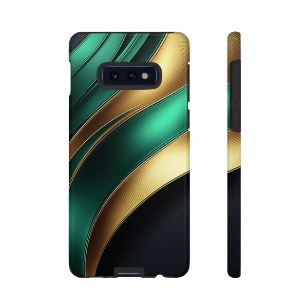 Green and Gold iPhone | Samsung | Samsung Galaxy | Google Pixel - Cell Phone Tough Cases - Image 13