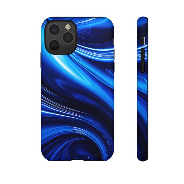 Royal Blue Wave iPhone | Samsung | Samsung Galaxy | Google Pixel - Cell Phone Tough Cases - Image 22