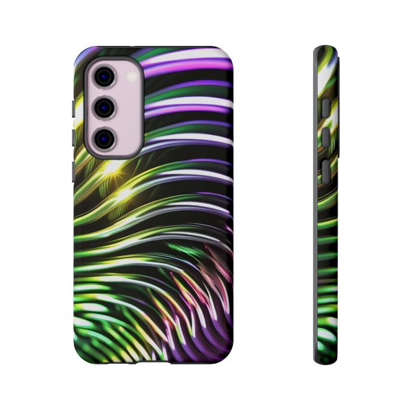 Green and Purple 2 iPhone | Samsung | Samsung Galaxy | Google Pixel - Cell Phone Tough Cases - Image 133