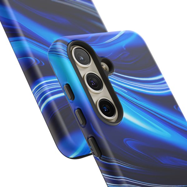 Royal Blue Wave iPhone | Samsung | Samsung Galaxy | Google Pixel - Cell Phone Tough Cases - Image 191