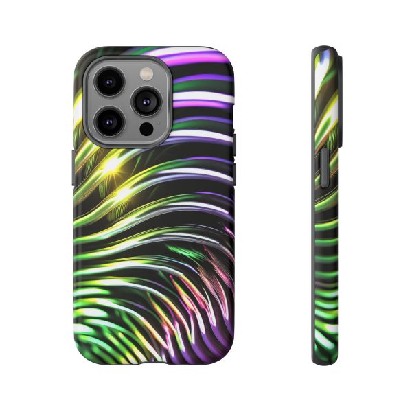 Green and Purple 2 iPhone | Samsung | Samsung Galaxy | Google Pixel - Cell Phone Tough Cases - Image 101