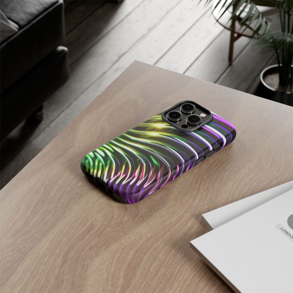 Green and Purple 2 iPhone | Samsung | Samsung Galaxy | Google Pixel - Cell Phone Tough Cases - Image 104