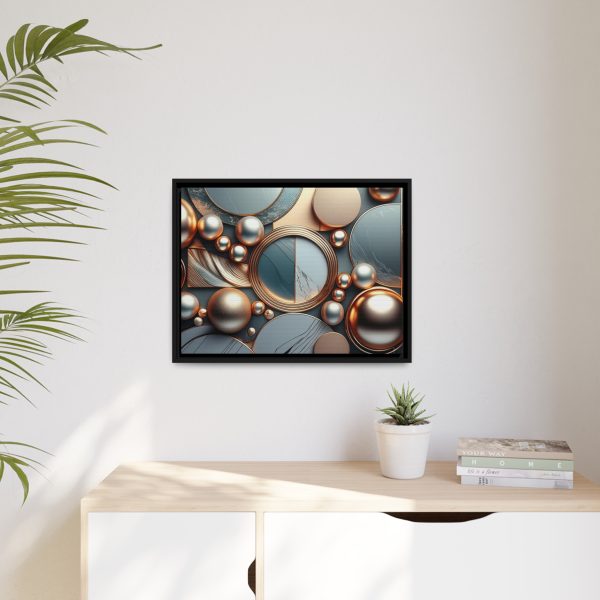 Neutral Colors Abstract 2 Matte Canvas, Black Frame - Image 19