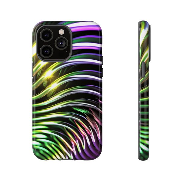 Green and Purple 2 iPhone | Samsung | Samsung Galaxy | Google Pixel - Cell Phone Tough Cases - Image 113