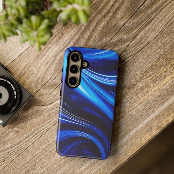 Royal Blue Wave iPhone | Samsung | Samsung Galaxy | Google Pixel - Cell Phone Tough Cases - Image 194