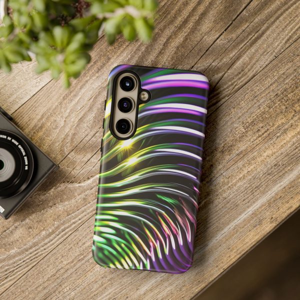 Green and Purple 2 iPhone | Samsung | Samsung Galaxy | Google Pixel - Cell Phone Tough Cases - Image 204