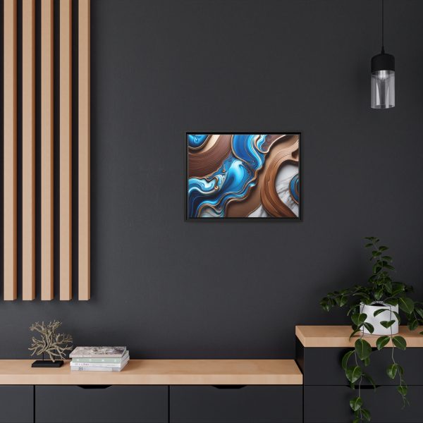 Abstract Wood 3 Matte Canvas, Black Frame - Image 20