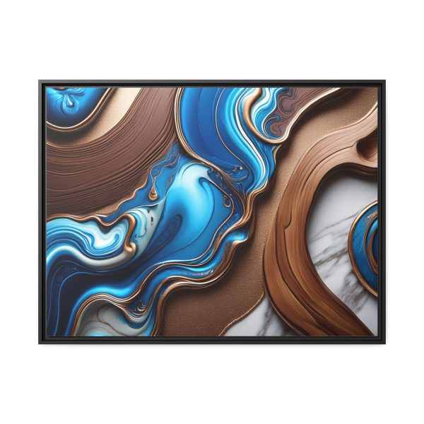 Abstract Wood 3 Matte Canvas, Black Frame - Image 33