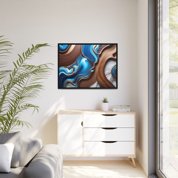 Abstract Wood 3 Matte Canvas, Black Frame - Image 35