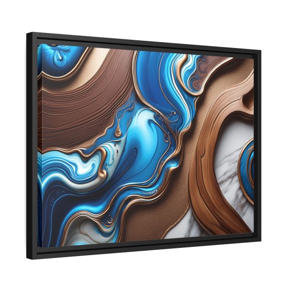 Abstract Wood 3 Matte Canvas, Black Frame - Image 18