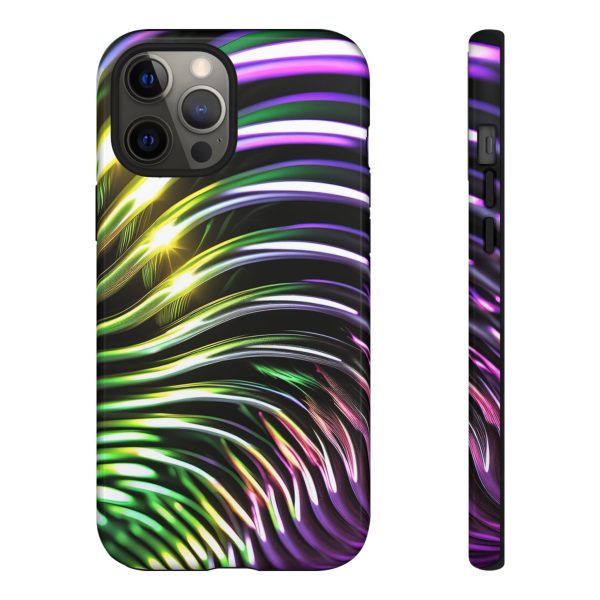 Green and Purple 2 iPhone | Samsung | Samsung Galaxy | Google Pixel - Cell Phone Tough Cases - Image 35