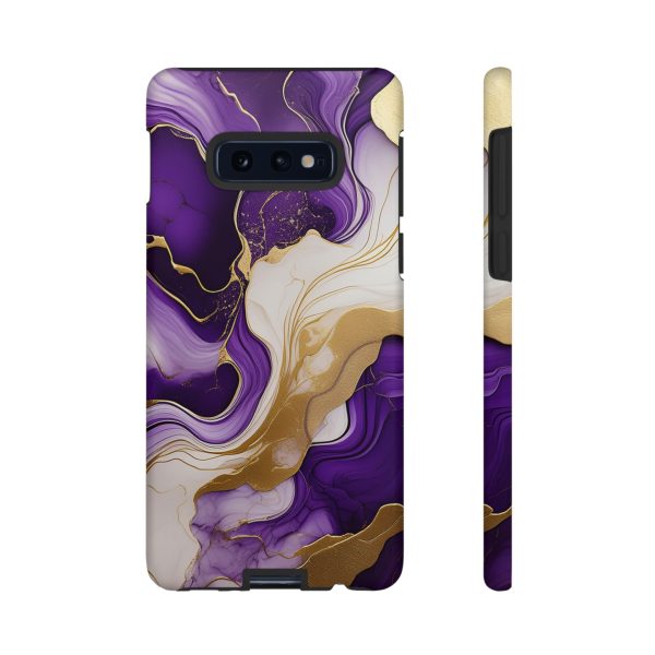 Purple and Gold 2 iPhone | Samsung | Samsung Galaxy | Google Pixel - Cell Phone Tough Cases - Image 14