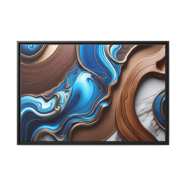 Abstract Wood 3 Matte Canvas, Black Frame - Image 29